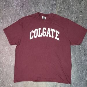 Made In USA. Vintage. Colgate University. Classic Causal Tee. Men's Size XL